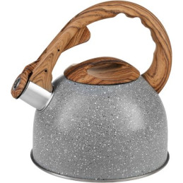 Čajník MagicHome, pískací, šedý, 2500 ml