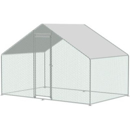 Kurín Strend Pro, pre hydinu, voliéra, klietka, kurnik, so strechou, 3x2x2 m