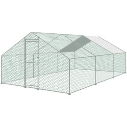 Kurín Strend Pro, pre hydinu, voliéra, klietka, so strechou, 3x6x2 m