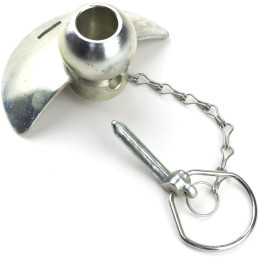 Guľa s golierom na spodné rameno hydrauliky trojbodového závesu traktora Kat. II