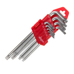 Torx kľúče, sada 9 ks
