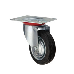 Gumové otočné koliesko 75 mm, do 50 kg