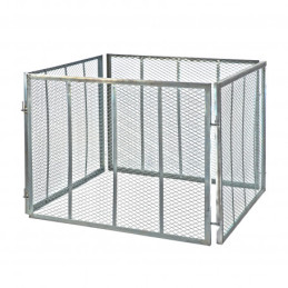Kovový kompostér 108x108x81 cm