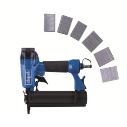 Scheppach 2 v 1 pneumatická sponkovačka/klincovačka