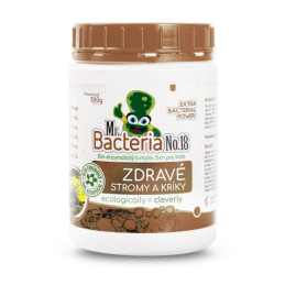 Aktivátor Mr.Bacteria No.18, živiny pre zdravé stromy a kríky, 500g