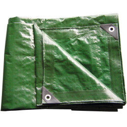 Zakrývacia plachta 210 g/m2, 5x8 m, zelená