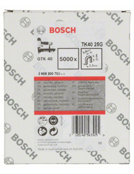 Sponky pre pneumatické sponkovačky Bosch