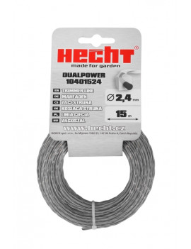 HECHT 10401524 - struna s jadrom štvorcová 2,4 mm x 15 m