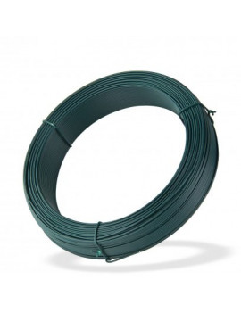 DEMA Viazací drôt poplastovaný 1,4 mm, dĺžka 100 m, zelený