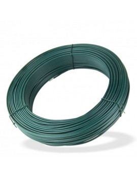 DEMA Viazací napínací drôt poplastovaný 3,8 mm, dĺžka 110 m, zelený