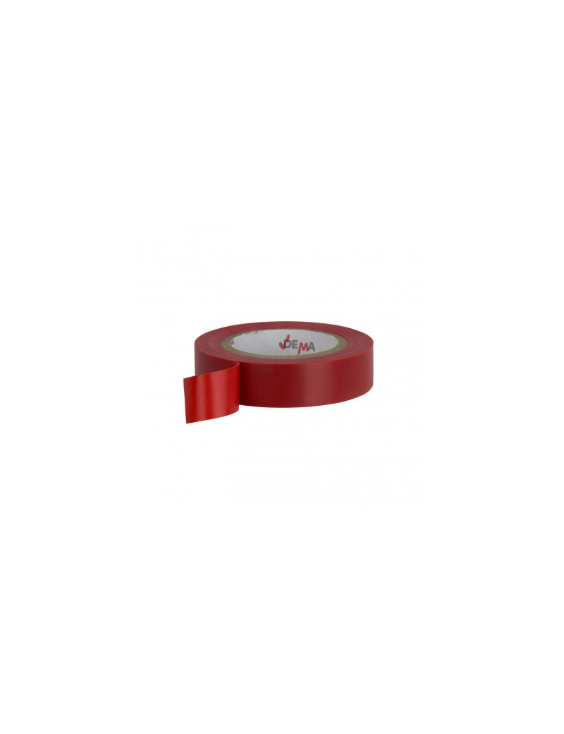 DEMA Elektrikárska izolačná páska 15 mm / 10 m, červená