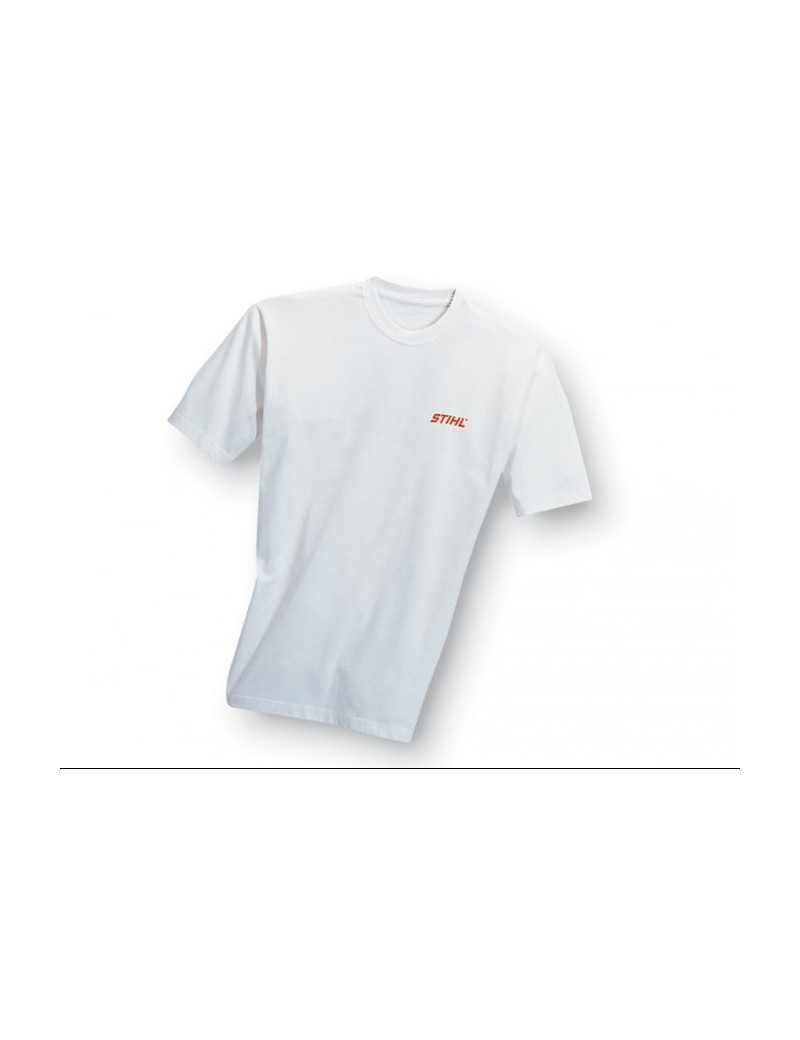 Tričko biele s logom STIHL, 190gr XXL