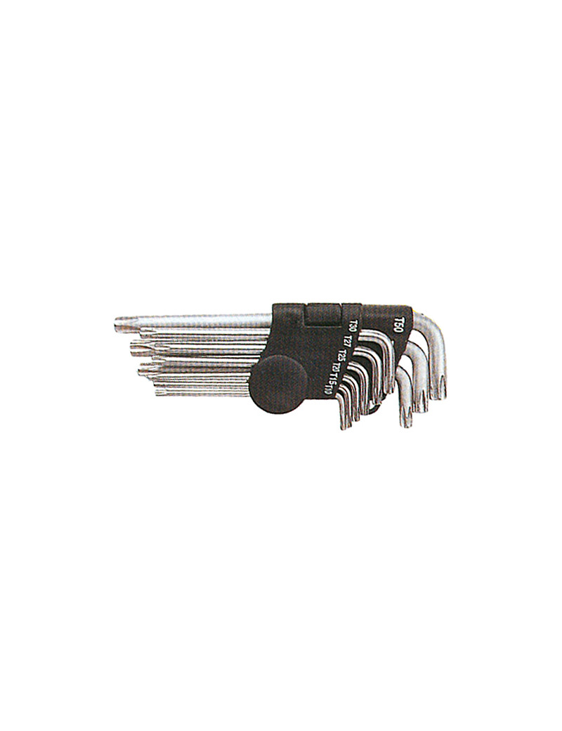 Sada kľúčov Strend Pro HK0042, 9 dielna, T10-T50, Torx, zástrčná
