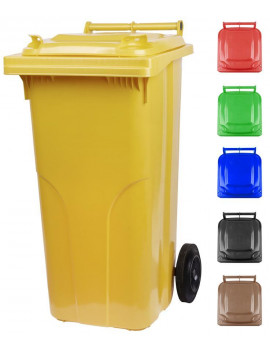 Nadoba MGB 240 lit, plast, žltá, popolnica na odpad