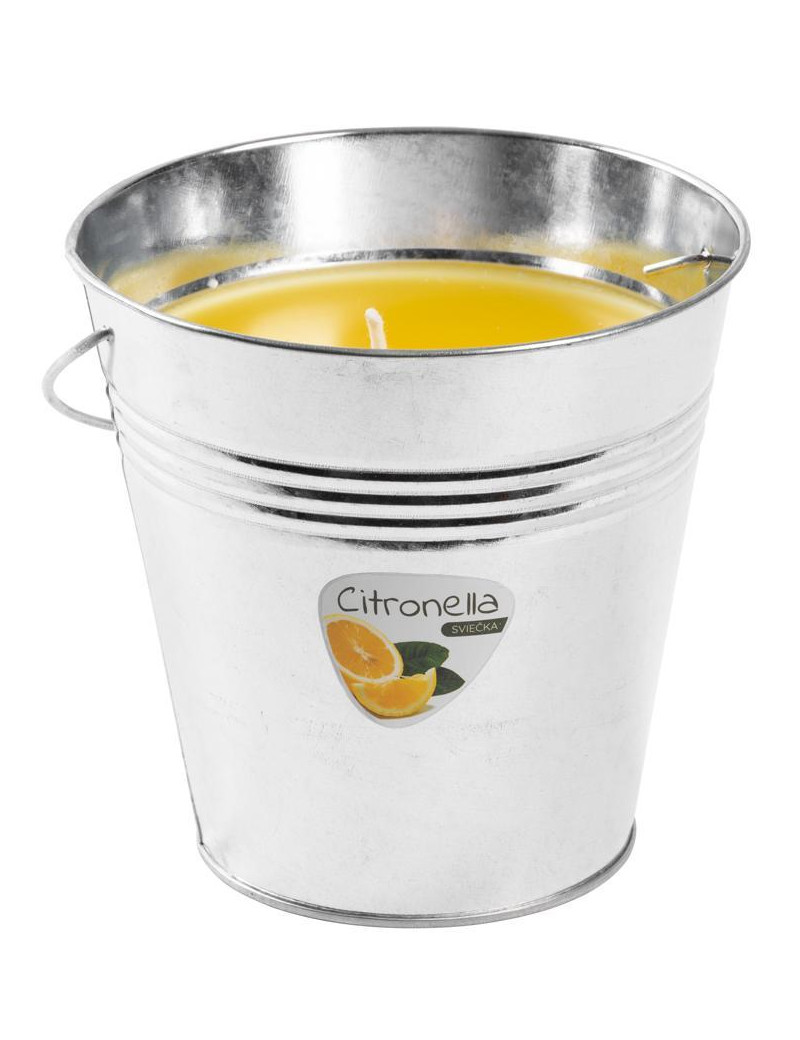 Sviečka Citronella CB162, Bucket 510 g, vedierko