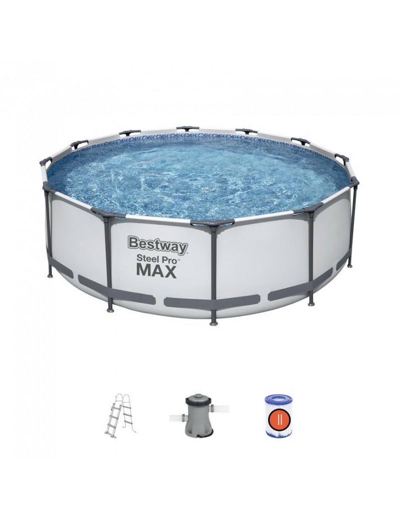 Bazén Bestway® Steel Pro MAX, 56418, 366x100 cm, filter, rebrík