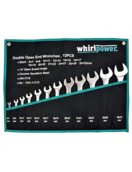 Sada kľúčov Whirlpower® 1241-1-C12, 12 dielna, vidlicová