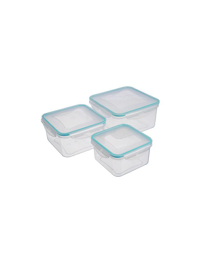 Doza MagicHome Lunchbox set 06x3 0,70/1,20/2,00 lit, sada 3 ks, štvorcové, Clip