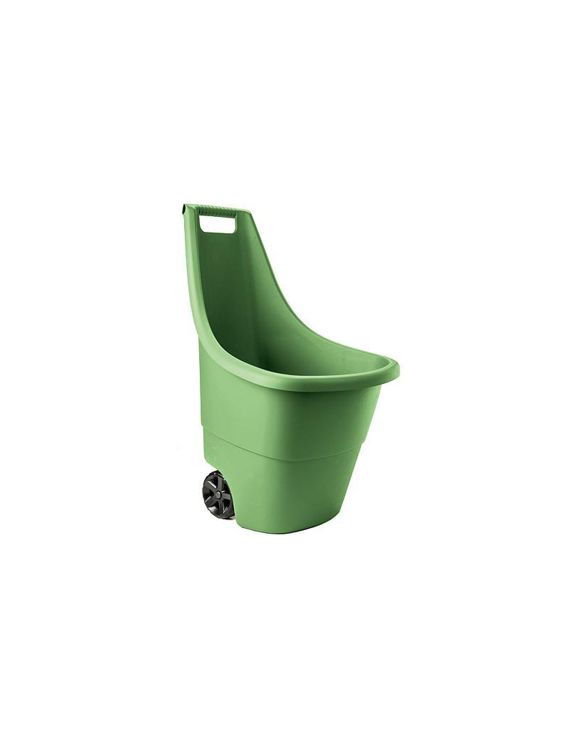 Vozík Keter® EASY GO 50 L, 51x56x84 cm, zelený, na záhradný odpad