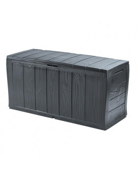 Box Keter® SHERWOOD 270L, antracit, 117x45x57,5 cm, úložný