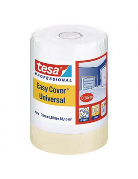 Fólia tesa® Pro Easy Cover® Universal, s páskou, 550 mm, L-33 m, transparentná