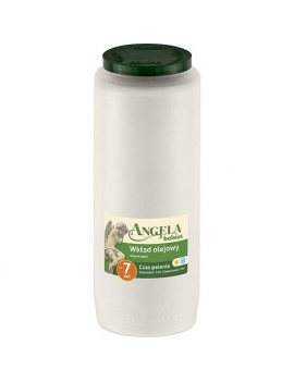 Napln bolsius Angela NR12 biela, 155 h, 471 g, olej