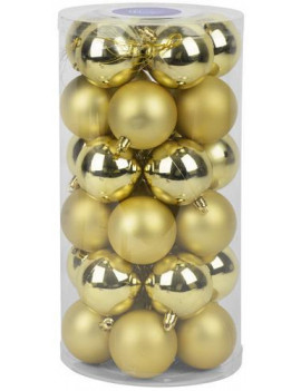 Gule MagicHome XD194, 30 ks, 6 cm, zlaté, na vianočný stromček