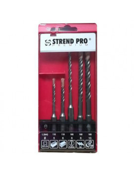 Sada vrtákov Strend Pro Premium SD051, 5 dielna, SDS+, do betónu