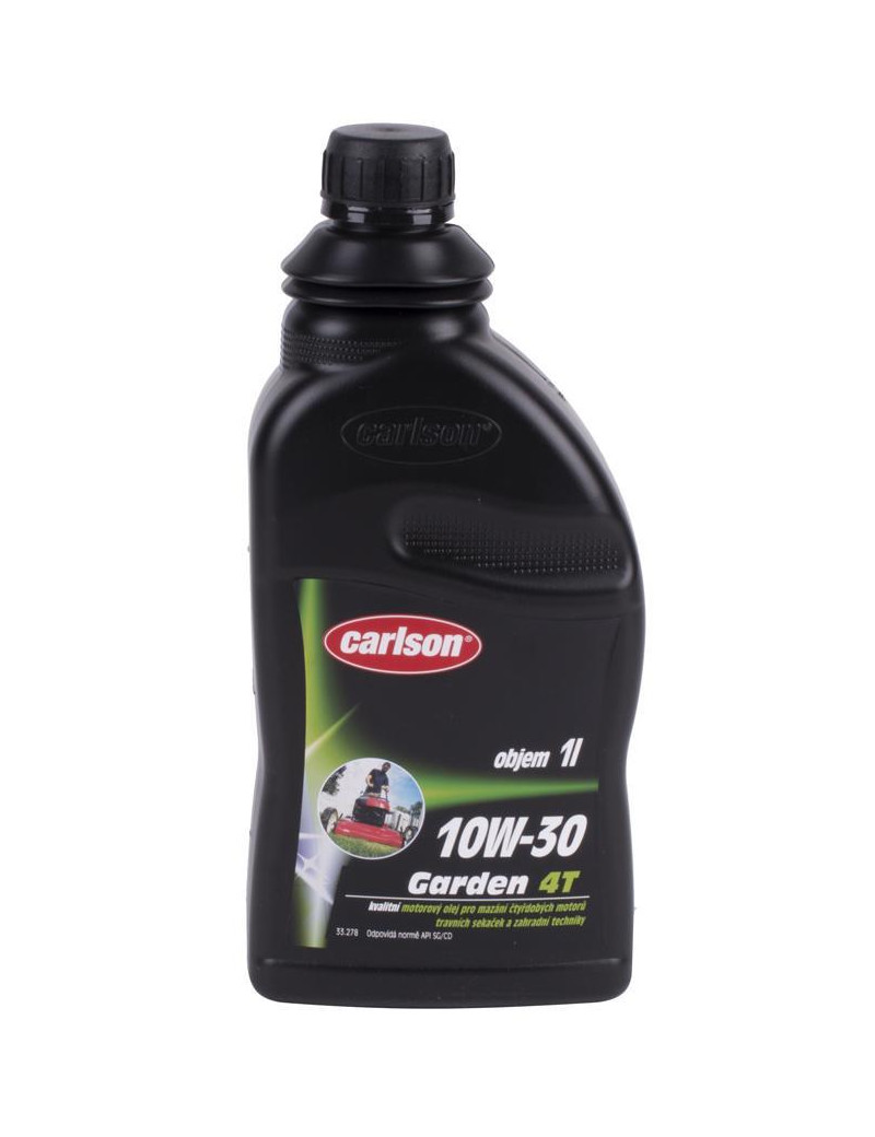 Olej carlson® GARDEN 4T, SAE 10W-30, 1000 ml