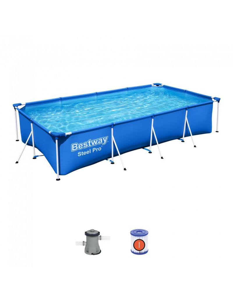 Bazén Bestway® Steel Pro™, 56424, 400x211x81 cm, filter