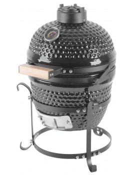 Gril BBQ Kamado Egg 13", priemer 27 cm, 35x40,5x55 cm, gril. výška 34,5 cm, čierny