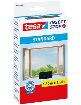 Sieť tesa® Standard, proti hmyzu, antracit, 1500 mm, L-1,5 m