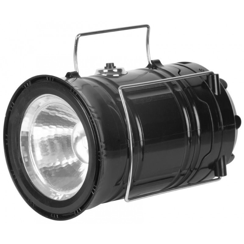 Lampa Strend Pro Camping CL102, LED, 80 lm, 1200mAh, efekt plameňa, USB výstup, svietidlo, nabíjanie solar