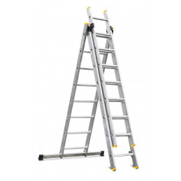 Rebrík Strend Pro DP 3x08, Alu, EN 131 max. 4.97 m, BASIC