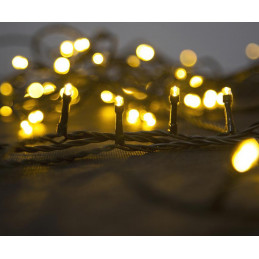Reťaz MagicHome Vianoce Errai, 1200 LED teplá biela, 8 funkcií, 230 V, 50 Hz, IP44, exteriér, osvetlenie, L-24 m