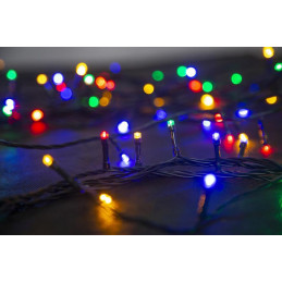 Reťaz MagicHome Vianoce Errai, 320 LED multicolor, 8 funkcií, 230 V, 50Hz, IP44, exteriér, napájací kábel 3 m, osvetlenie, L-11
