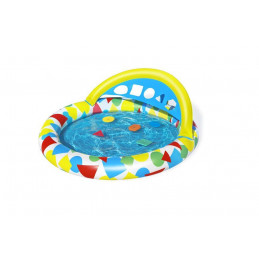 Bazénik Bestway® 52378, Splash & Learn, detský, nafukovací, s vkladaním tvarov,1,20x1,17x0,46 m