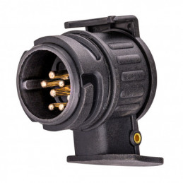 Adaptér zásuvky ťažného zariadenia z 13 pin na 7 pin 50 mm