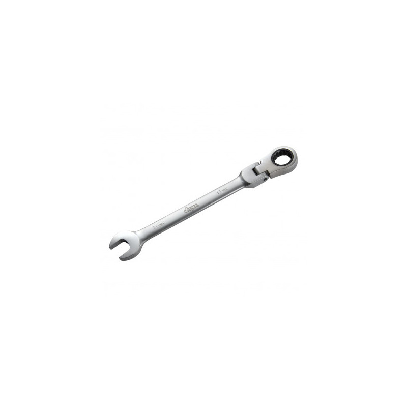 Račňový očko-vidlicový kľúč s kĺbom 11 mm