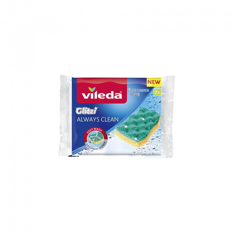 Hubka Vileda Glitzi Always Clean, viskózna, bal. 2 ks