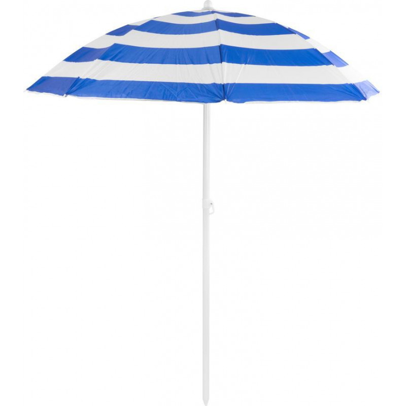 Slnečník DALIA 180 cm, 32/32 mm, s naklápacím kĺbom, modro-biely, plážový