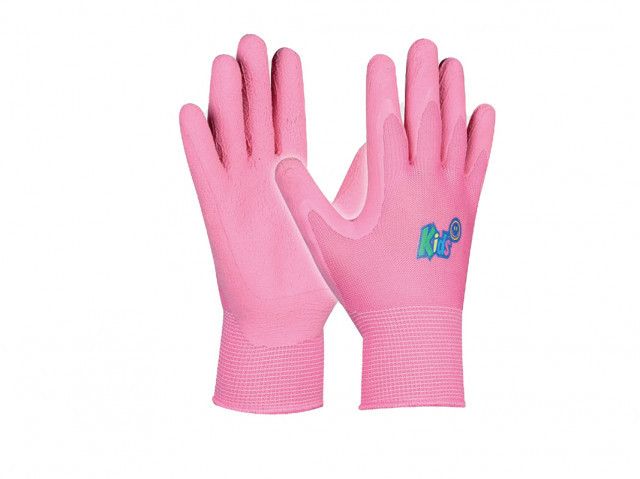 Gebol Pracovné detské rukavice GEBOL Kids pink