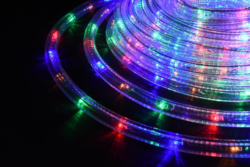 MagicHome Vianoce Reťaz Rolight, 240 LED multicolor, 8 funkcií, 230 V, 50 Hz, IP44, exteriér, osvetlenie, L-10 m