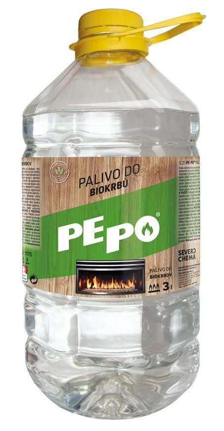 PE-PO Palivo PE-PO® do biokrbu 3 lit. biopalivo, biolieh, bioalkohol do krbu