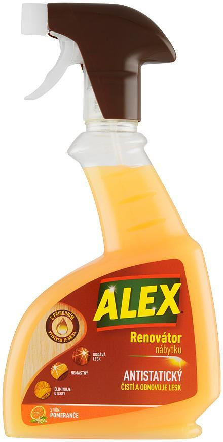 Sanytol Sprej Alex renovátor nábytku, antistatický, pomaranč, 375 ml
